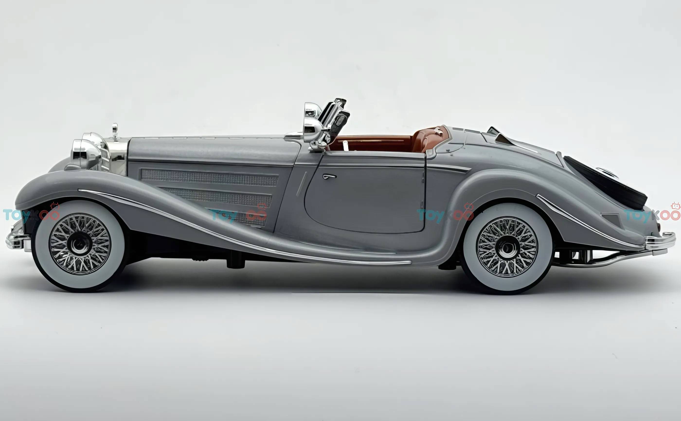 1936 Mercedes-Benz 500K 1:18 roadster  diecast scale model car - Big Size