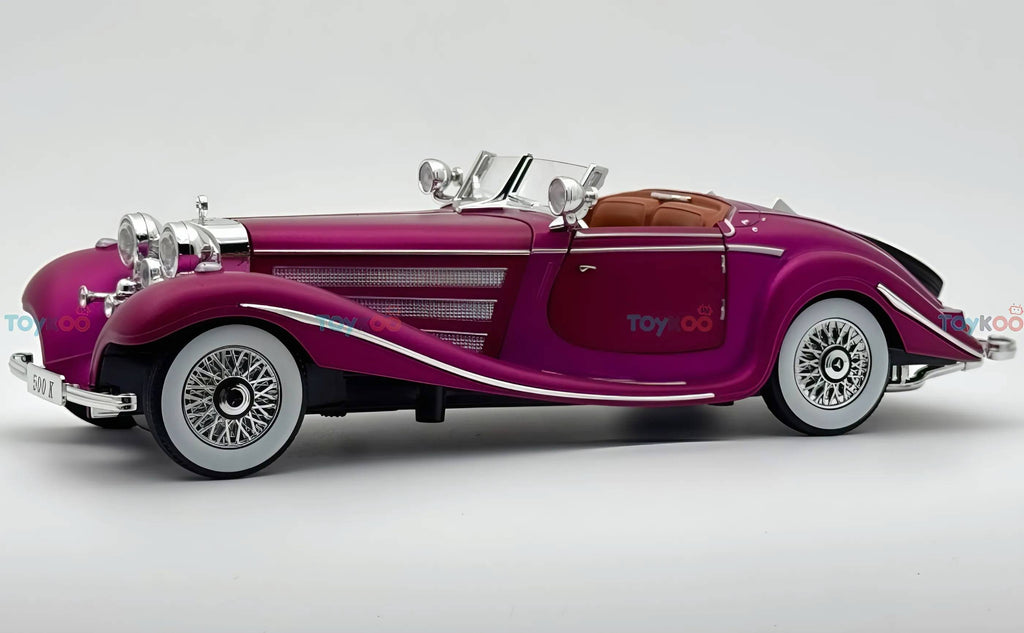 1936 Mercedes-Benz 500K 1:18 roadster  diecast scale model car - Big Size