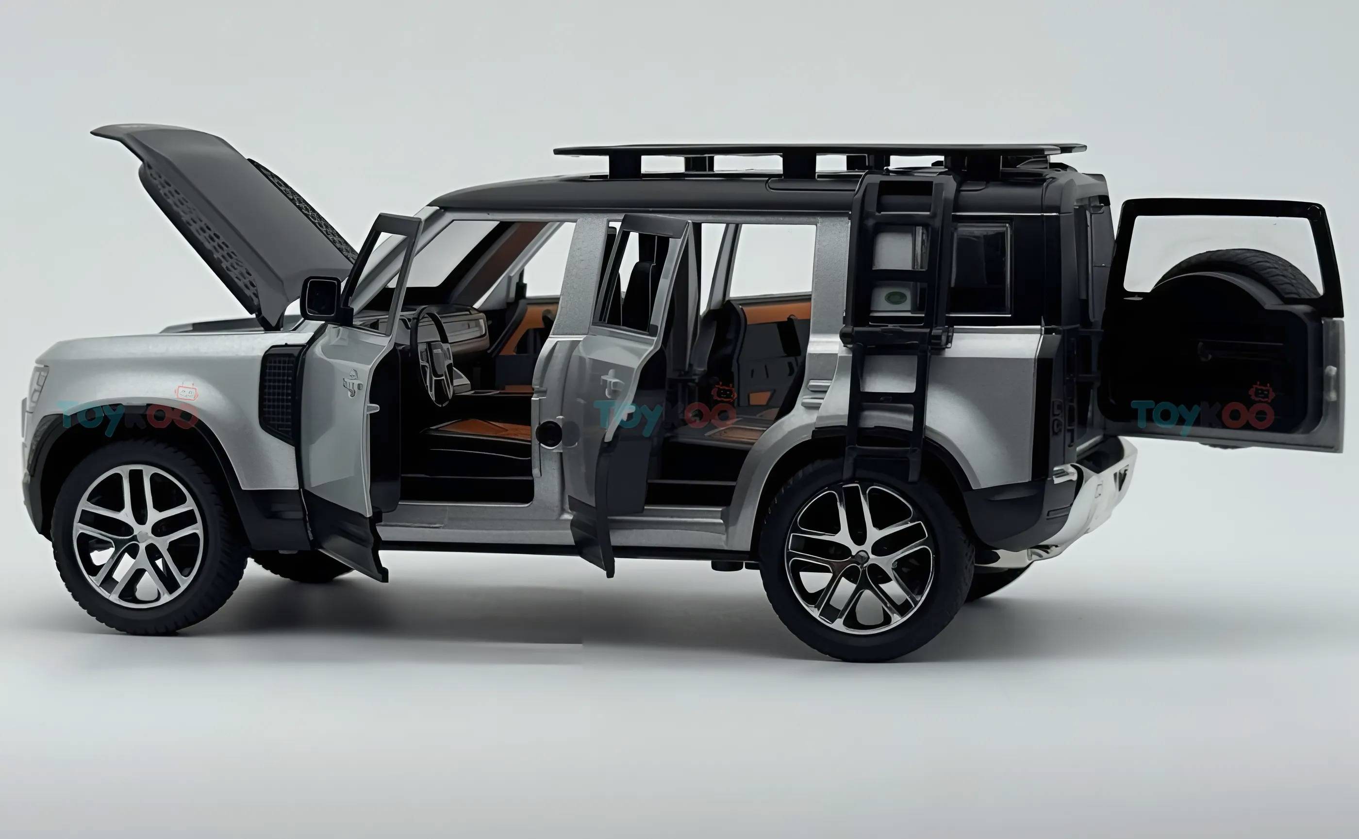 Land Rover Defender 110 1:18 diecast Scale Model car - Big Size