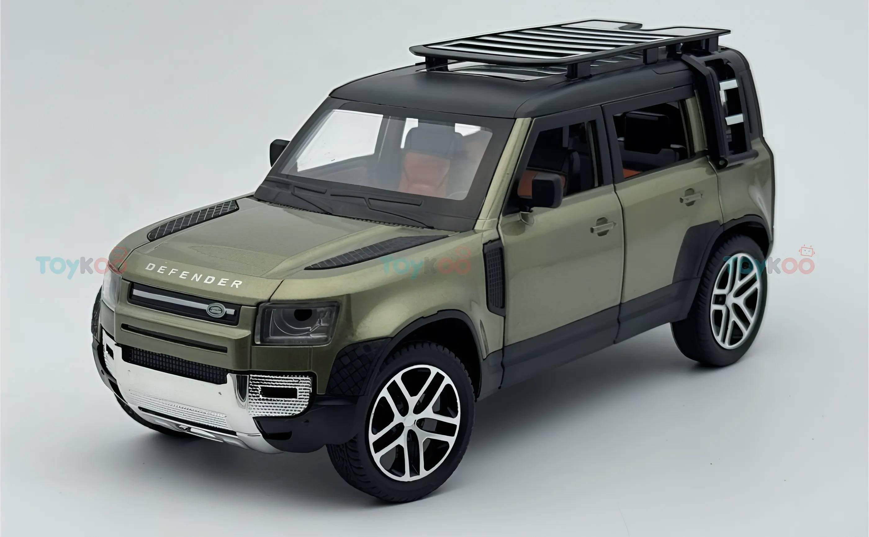 Land Rover Defender 110 1:18 diecast Scale Model car - Big Size