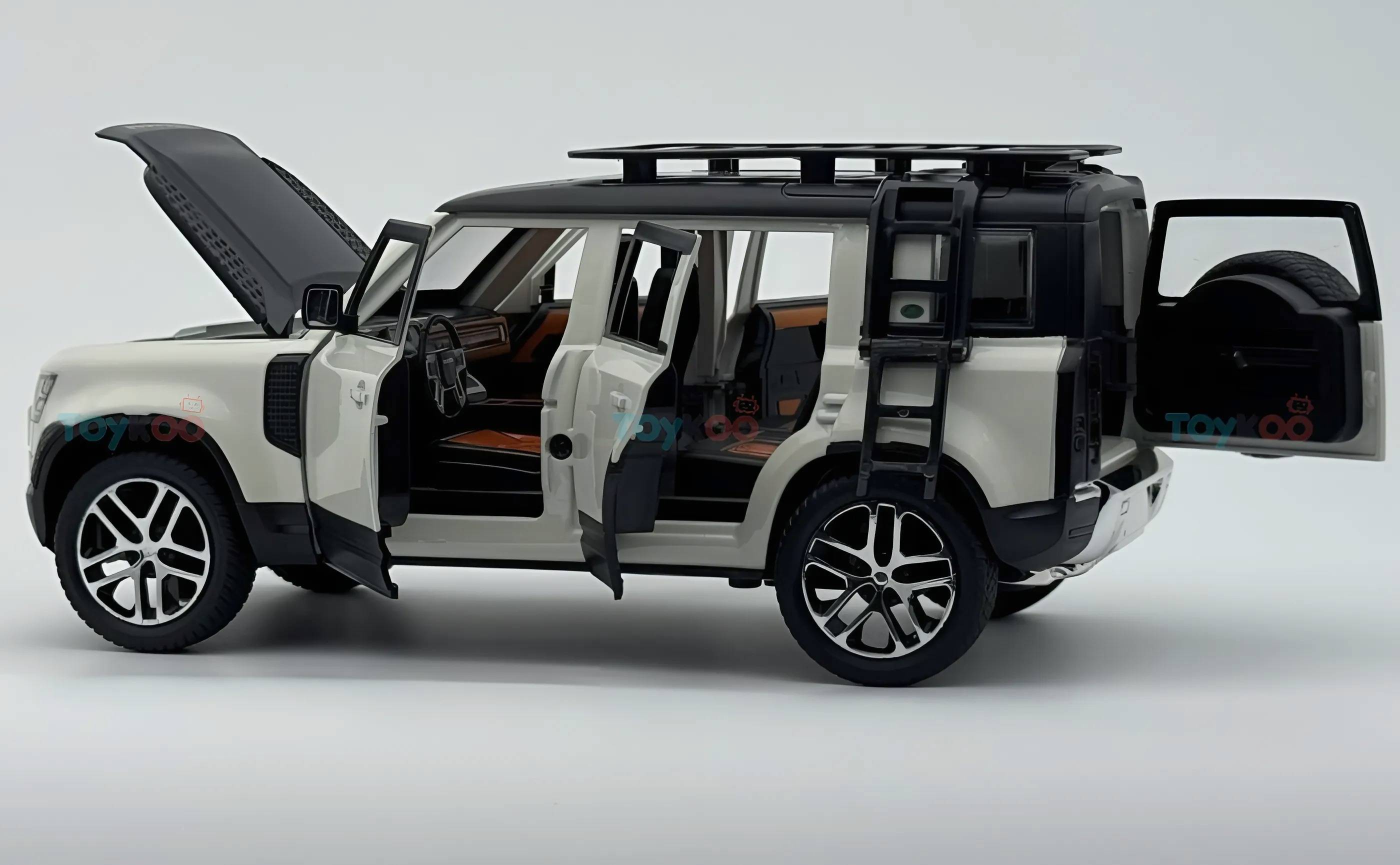 Land Rover Defender 110 1:18 diecast Scale Model car - Big Size