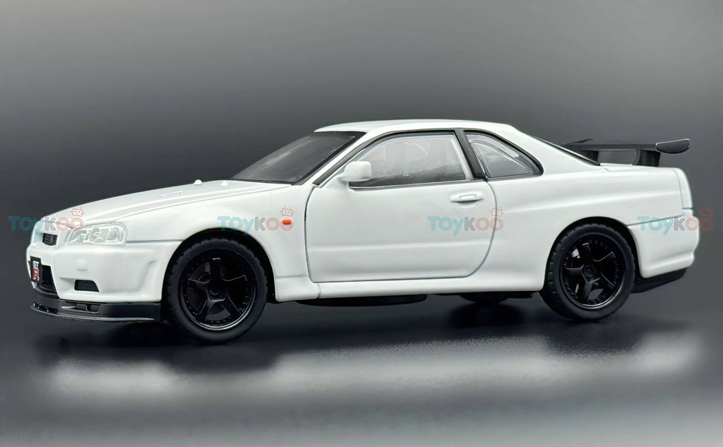 Nissan Skyline GT-R R34 Super Model 1:18 diecast scale model car miniature - Big Size