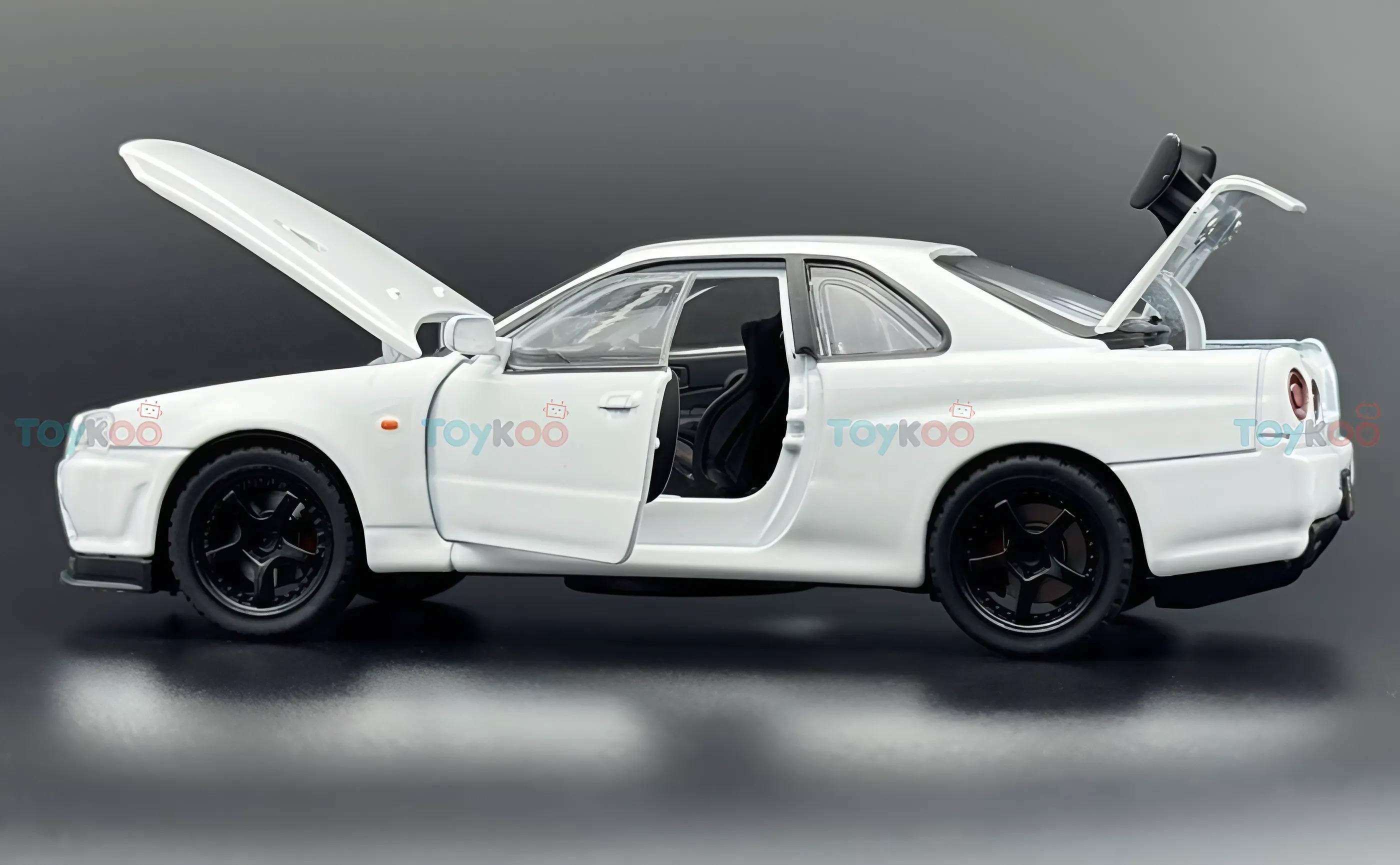 Nissan Skyline GT-R R34 Super Model 1:18 diecast scale model car miniature - Big Size