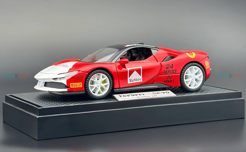 Ferrari SF90 Marlboro Race 1:24  diecast scale model car miniature