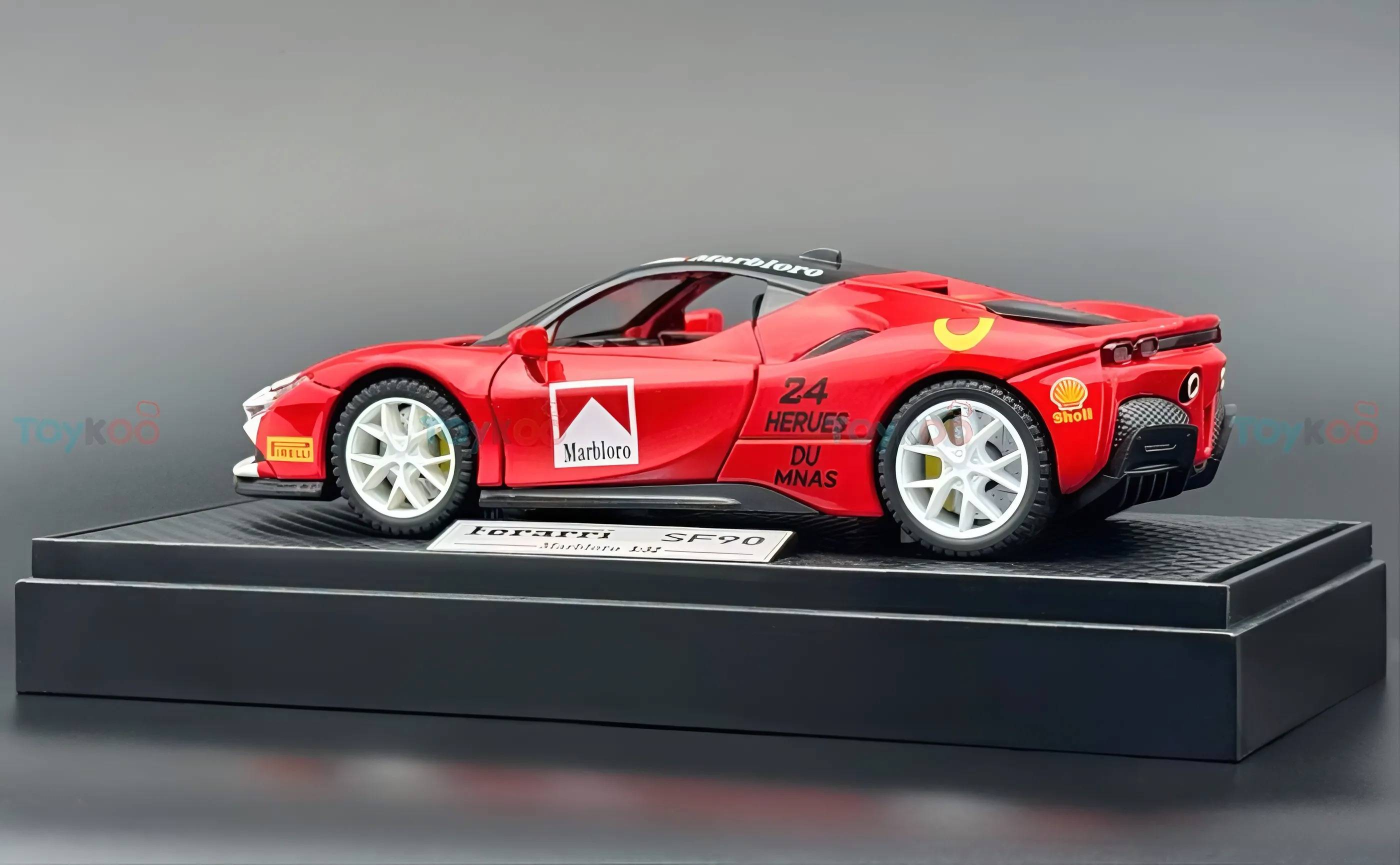 Ferrari SF90 Marlboro Race 1:24  diecast scale model car miniature
