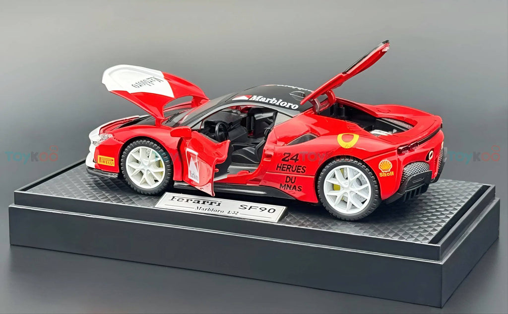 Ferrari SF90 Marlboro Race 1:24  diecast scale model car miniature