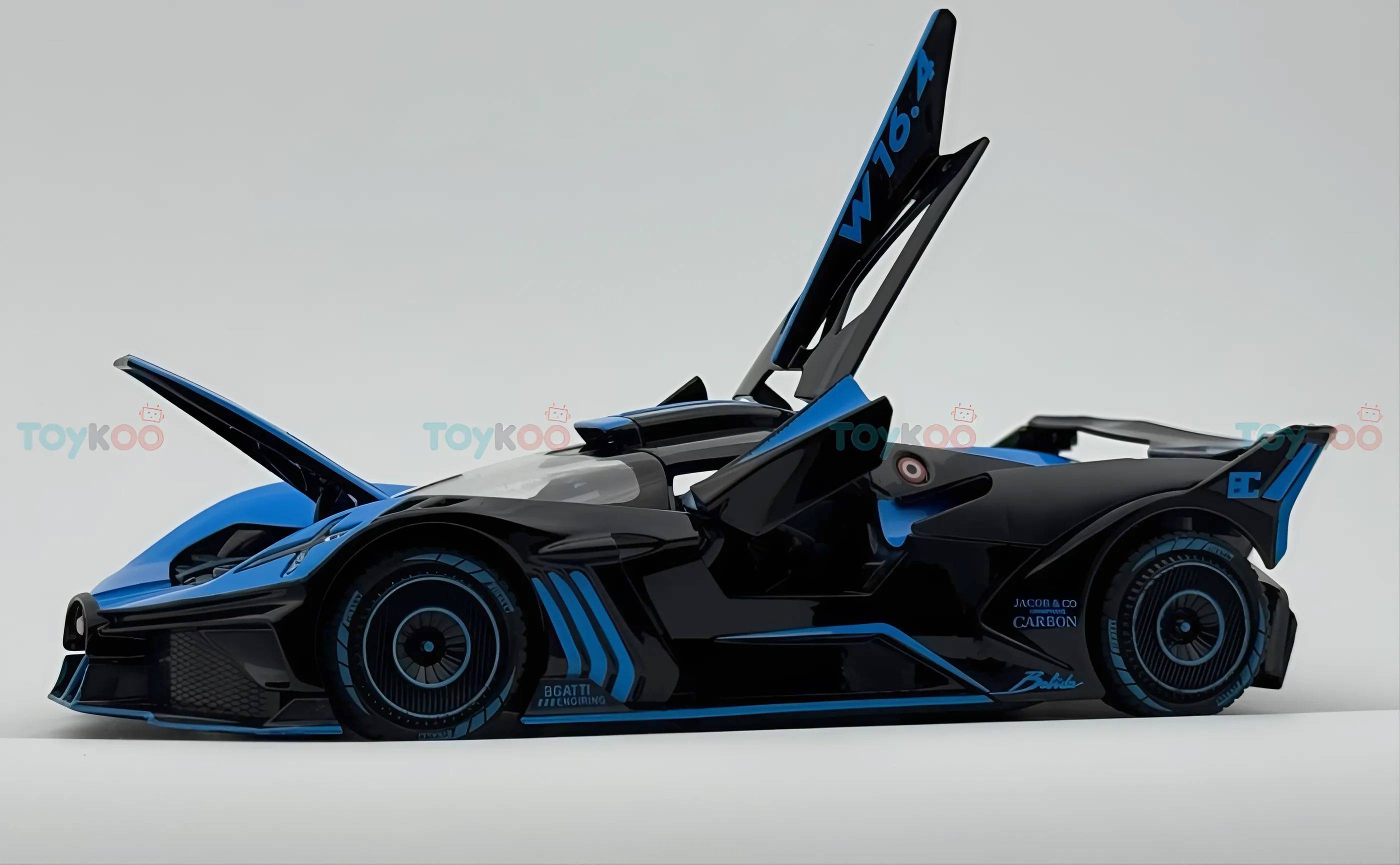 Bugatti Bolide 1:18diecast scale model car collectible car - Big Size