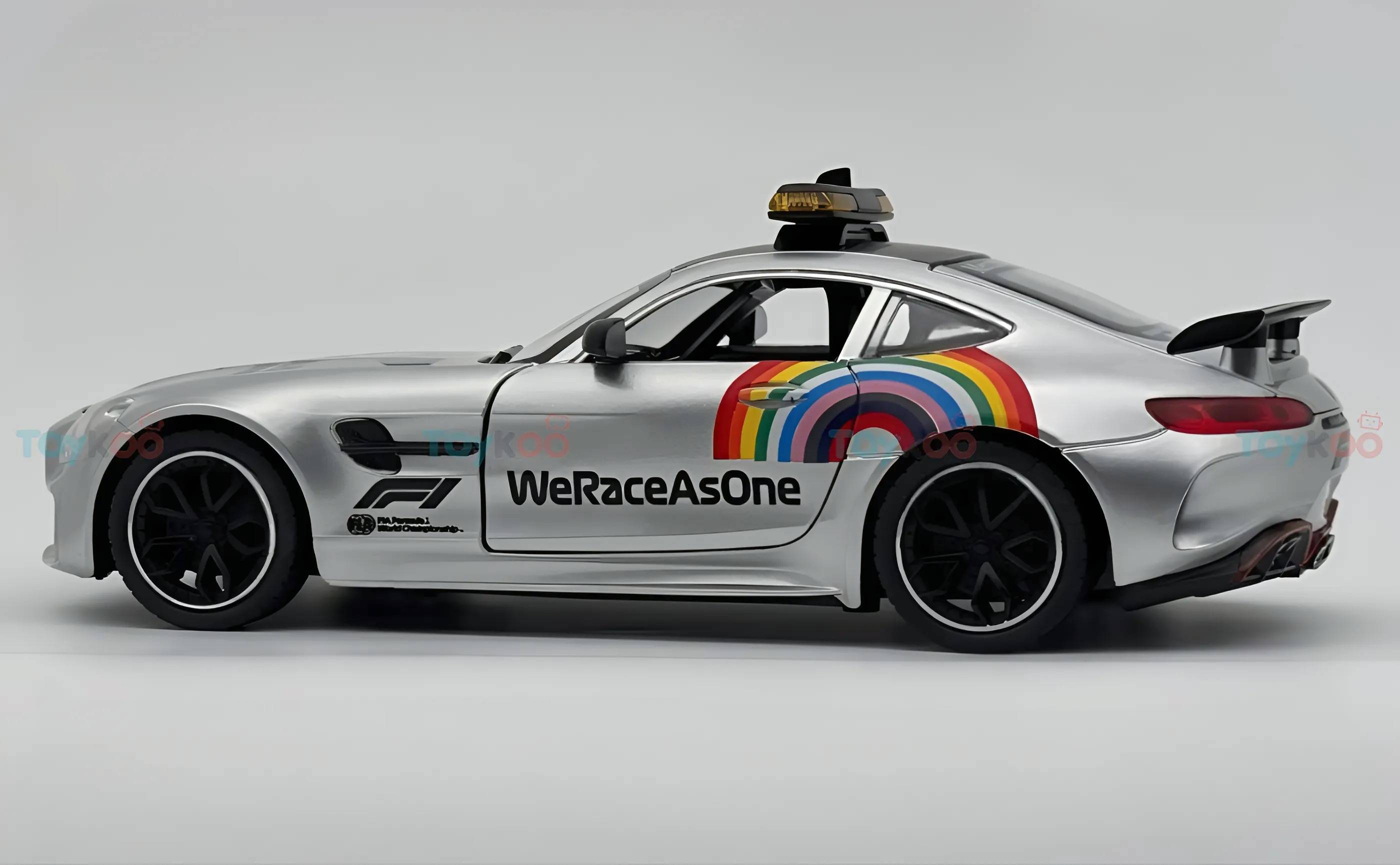 2020 Mercedes-Benz AMG GT-R Safety Car formula 1 1:18 diecast scale model - Big Size