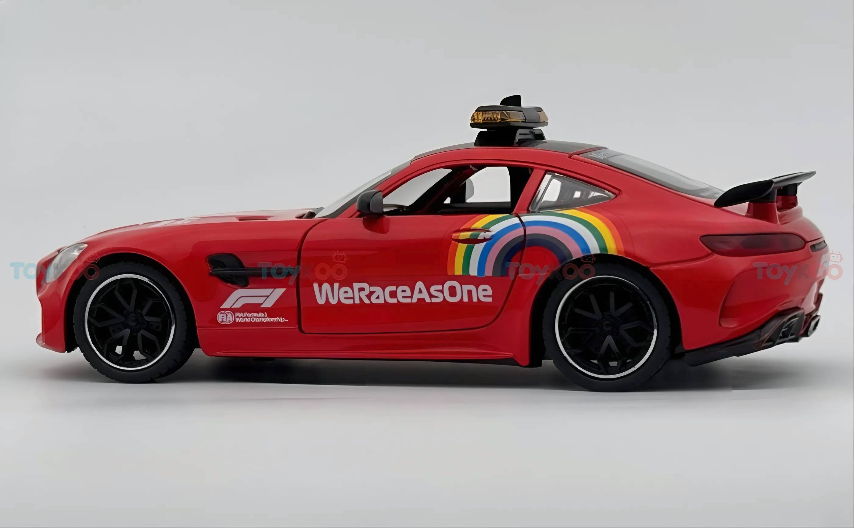 2020 Mercedes-Benz AMG GT-R Safety Car formula 1 1:18 diecast scale model - Big Size