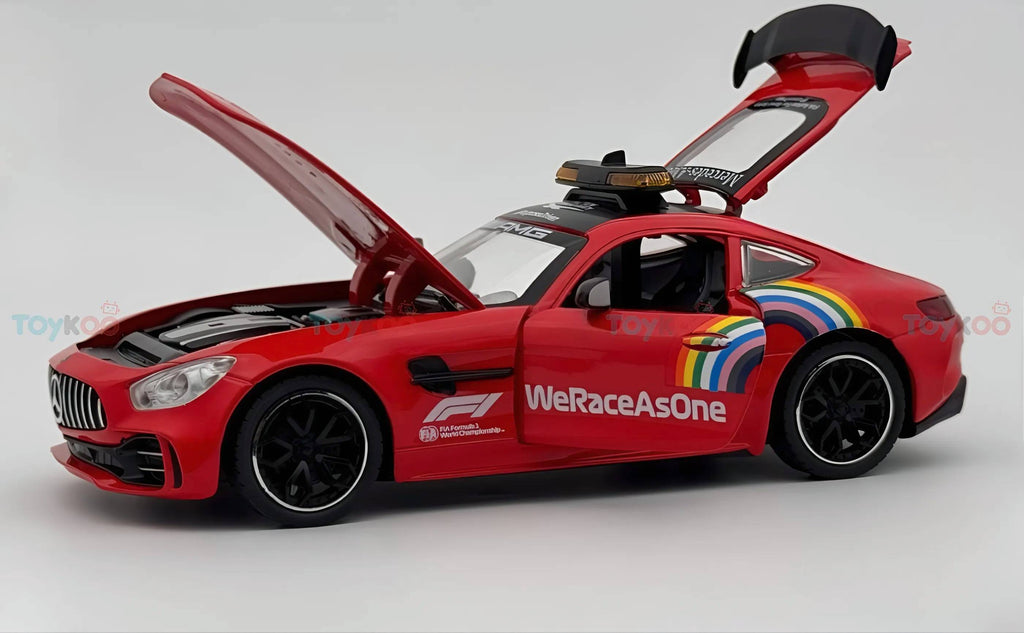 2020 Mercedes-Benz AMG GT-R Safety Car formula 1 1:18 diecast scale model - Big Size