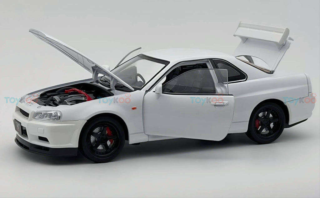Nissan Skyline GT-R R34 Super Model 1:18 diecast scale model car miniature - Big Size