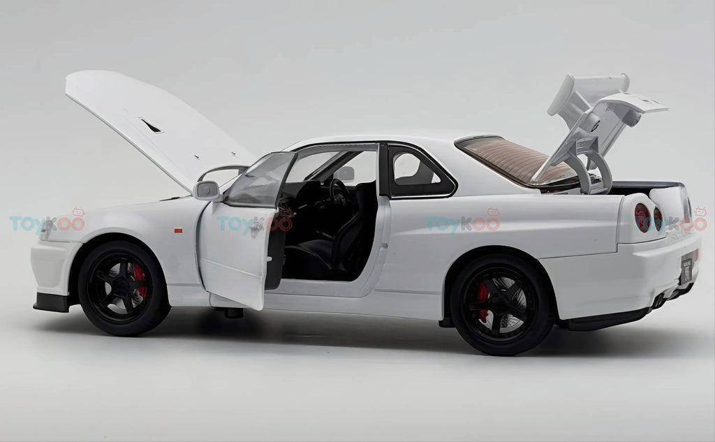 Nissan Skyline GT-R R34 Super Model 1:18 diecast scale model car miniature - Big Size