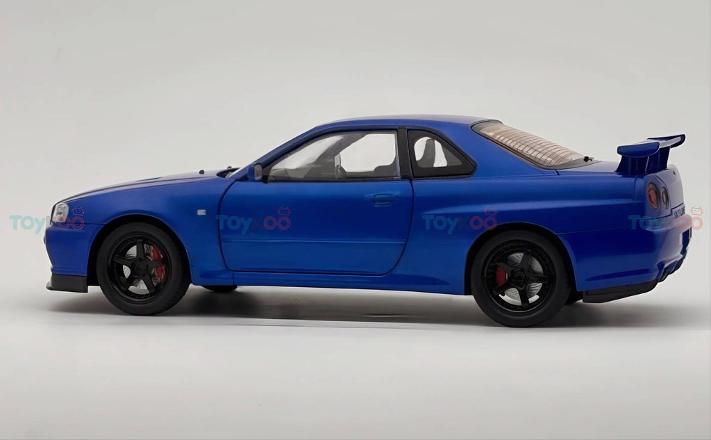 Nissan Skyline GT-R R34 Super Model 1:18 diecast scale model car miniature - Big Size