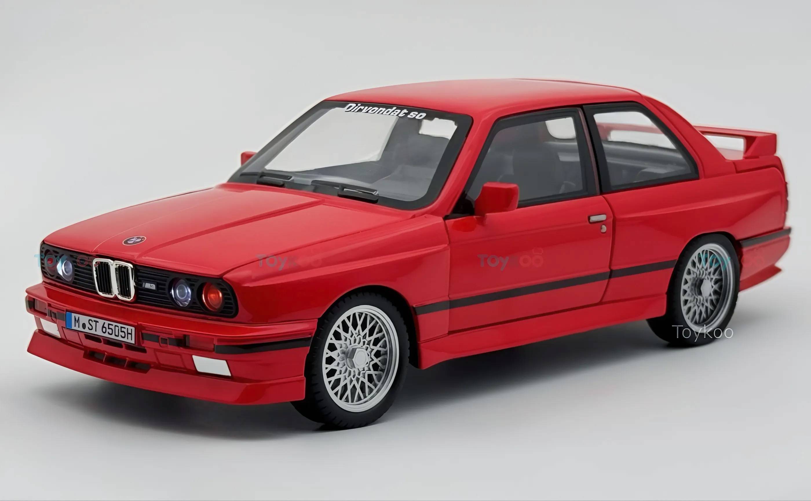 1988 BMW 3 Series M3 E30 1:18 diecast Scale Model car - Big Size