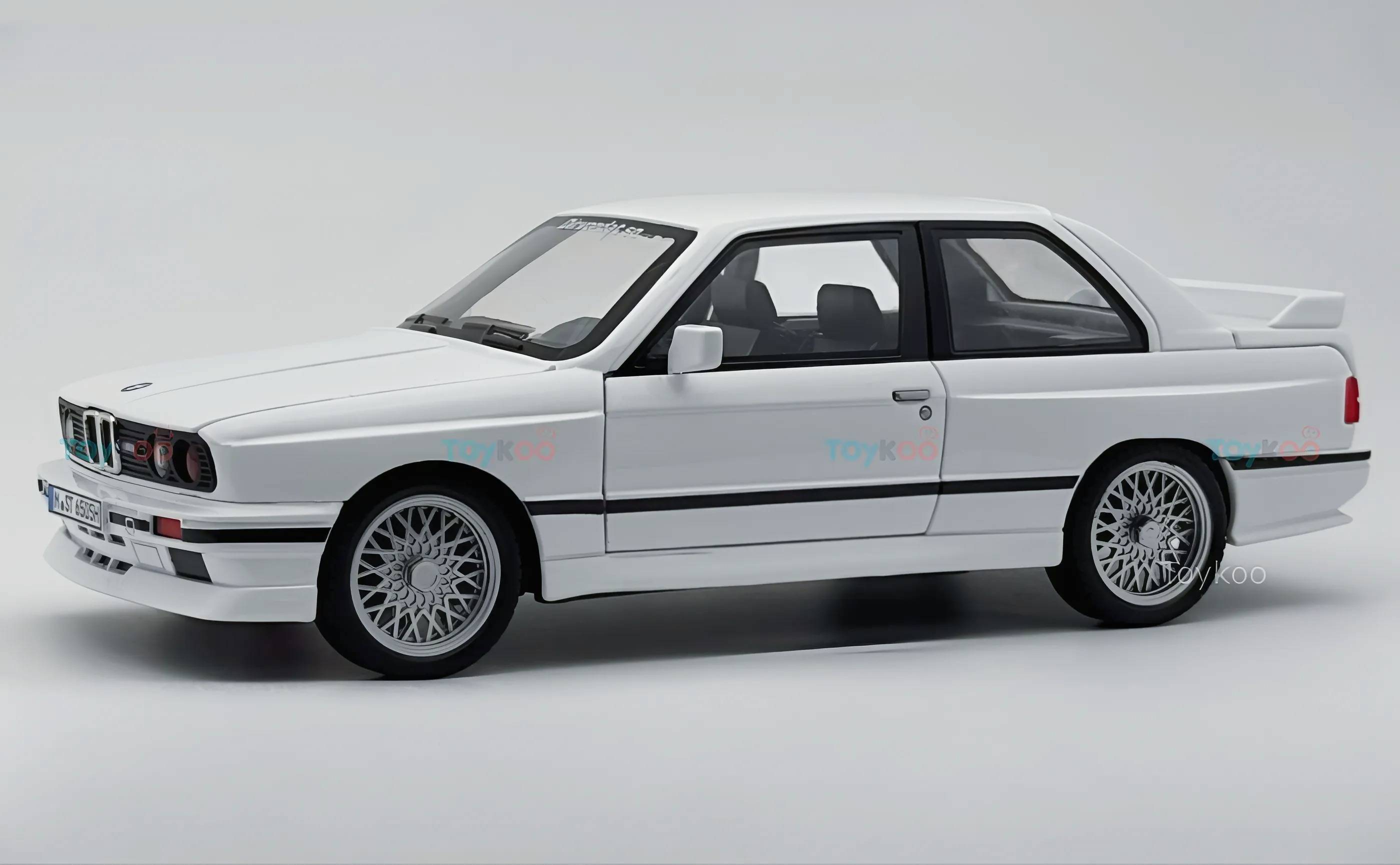 1988 BMW 3 Series M3 E30 1:18 diecast Scale Model car - Big Size