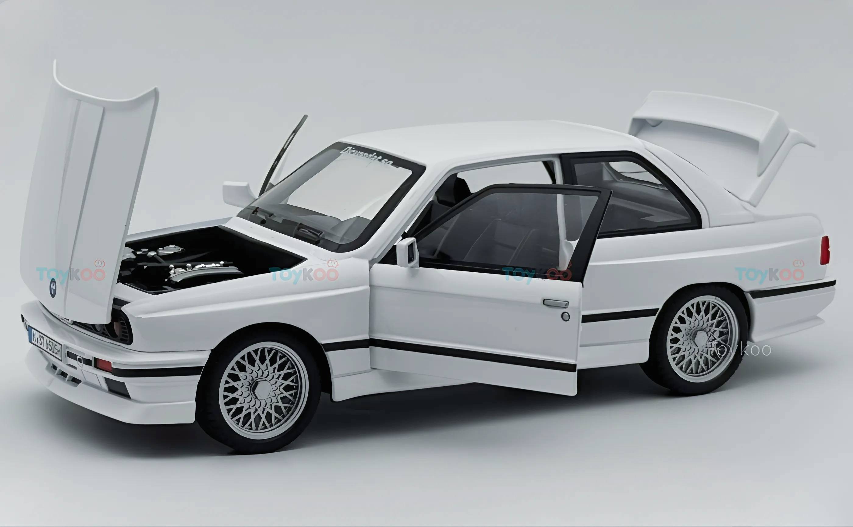 1988 BMW 3 Series M3 E30 1:18 diecast Scale Model car - Big Size