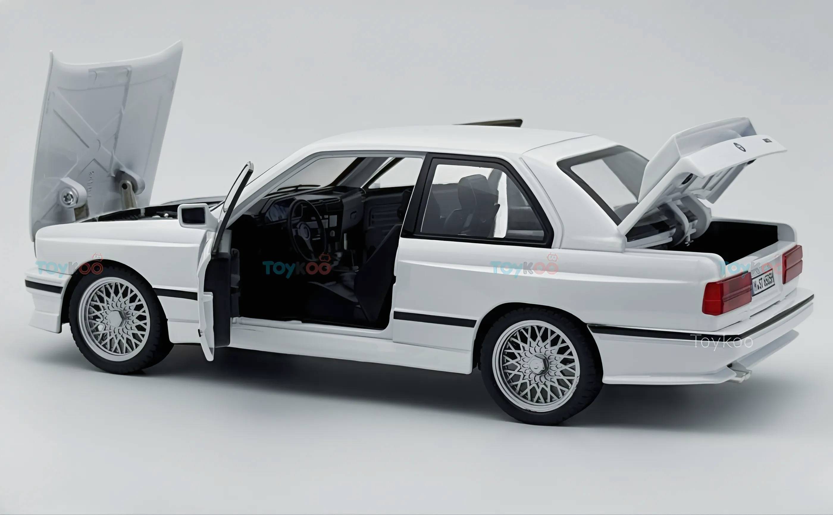 1988 BMW 3 Series M3 E30 1:18 diecast Scale Model car - Big Size