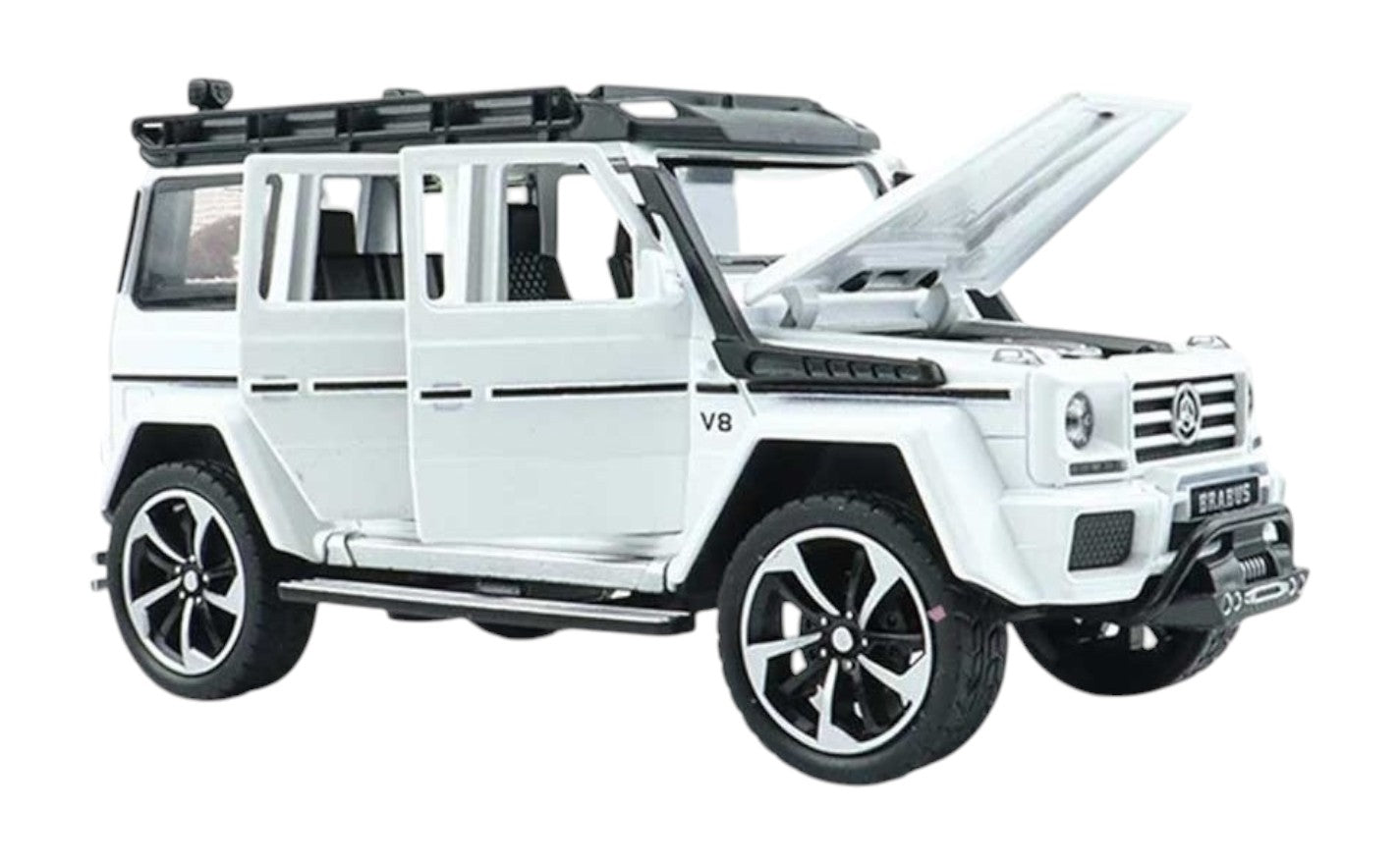 BRABUS G550 4X4 1:24 DIECAST ALLOY METAL PULLBACK TOY CAR